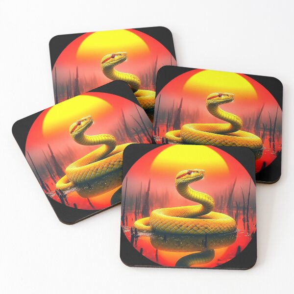 Item preview, Golden Serpent at Sunset designed and sold by Astralia.