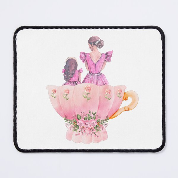 Item preview, Mother and Daughter in a Pink Teacup designed and sold by The Sweet Pixel.
