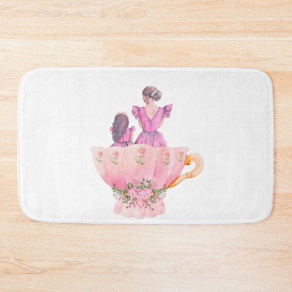 Item preview,  Mother and Daughter in a Pink Teacup designed and sold by The Sweet Pixel.