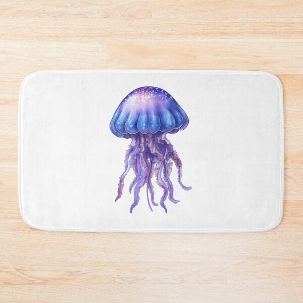 Item preview, Cute cartoon jellyfish designed and sold by Stickermagician.