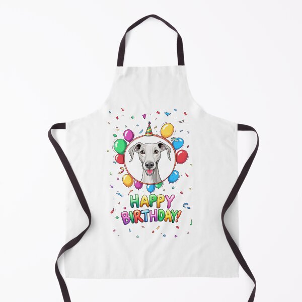 Item preview, Birthday Greyhound - White - Happy Birthday! designed and sold by wotsthis.