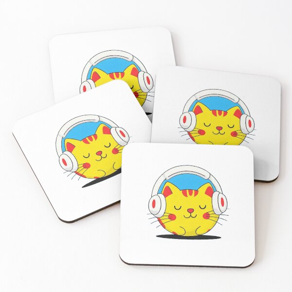 Item preview, Cute cartoon kitten designed and sold by Stickermagician.