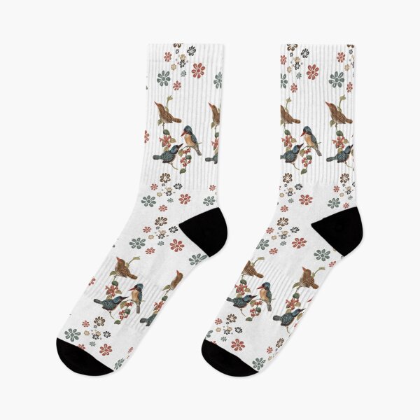 Item preview, Birds and floral motifs designed and sold by LaUnArt.