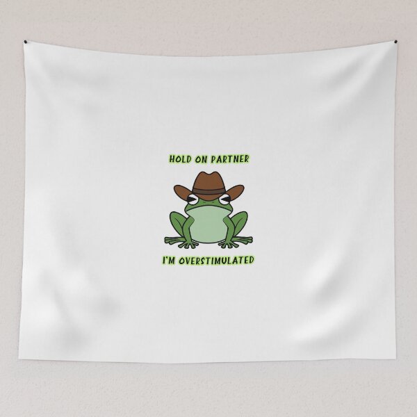 Item preview, Hold on Partner I'm Overstimulated designed and sold by imtheawkward1.