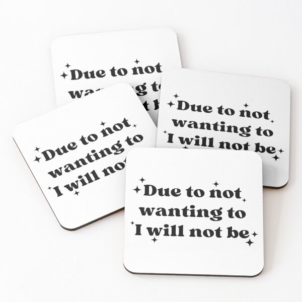 Item preview, Due to not wanting to I will not be designed and sold by Alberto Dominguez.