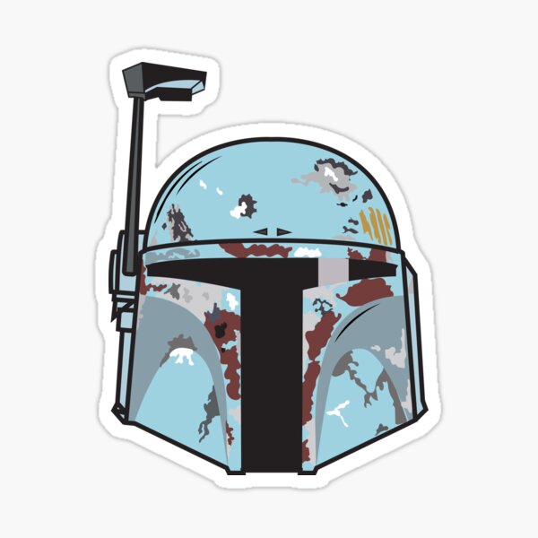 Vista previa del artículo con la obra «Casco de Boba Fett», diseñado y vendido por Tim Calkins Creative.