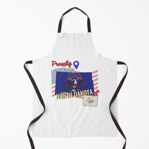 Item preview, Proudly from North Dakota - USA state design designed and sold by PHRASEandSTYLE.