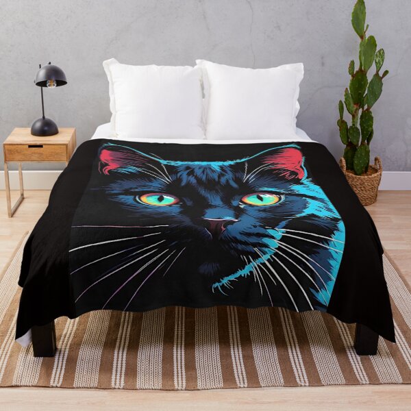Aperçu de l'œuvre Chat qui regarde fixement créée et vendue par ViaARTfactory.