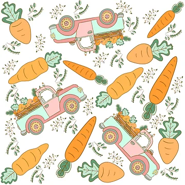 Artwork thumbnail, Spring pattern by TheCozyCritterClub