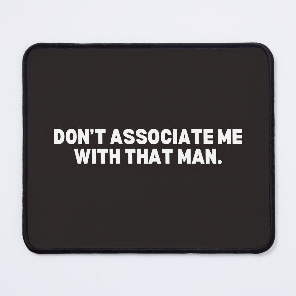 Item preview, Don’t associate me with that man (bumper anti Elon anti trump) designed and sold by Keeping Art Heavenly.