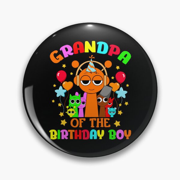 Item preview, Sprunki Party Bday Theme Grandpa Of The Birthday Boy  designed and sold by TreArtiveMinde.