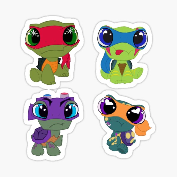 Item preview, RotTMNT LPS Full Set designed and sold by RunawayRainbow.