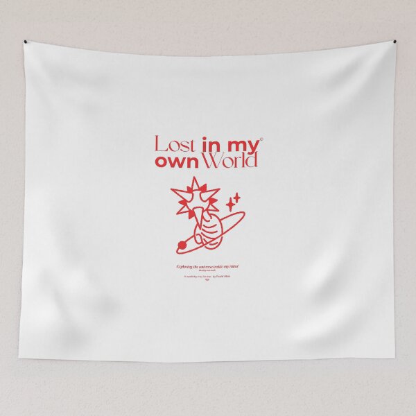 Item preview, Lost in My Own World. designed and sold by Pochi Vibes.