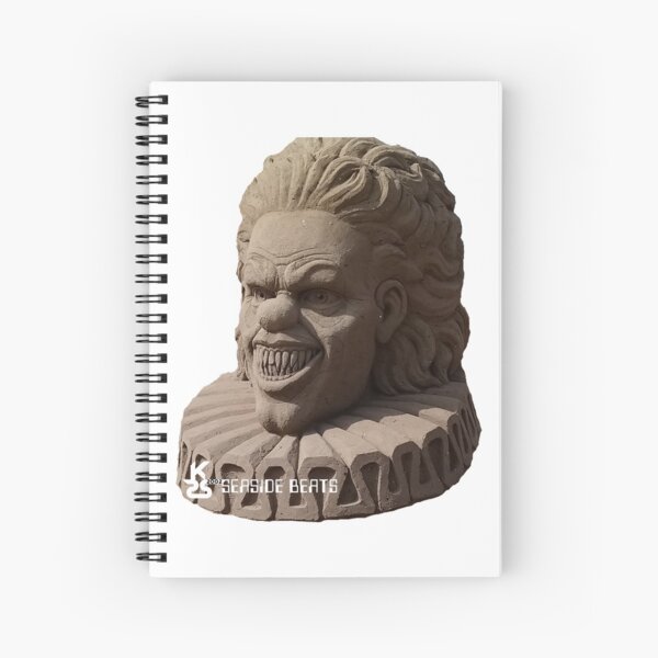 Seaside Beats Normal Clown Spiral Notebook