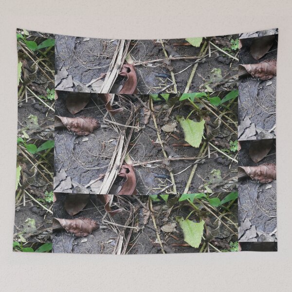 Item preview, 2 brown flies mating on the ground in the forest designed and sold by Yusuf-Design.
