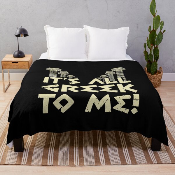 Item preview, It's All Greek to Me Design designed and sold by Promise7Land.
