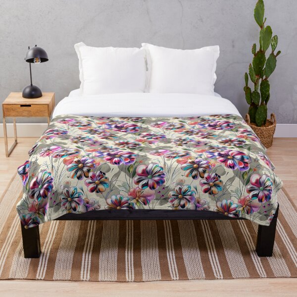 Item preview, Vibrant Artistic Floral Pattern designed and sold by ArtDzignsZA.