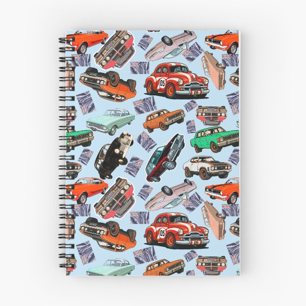 Item preview, Australian Classic Cars – Bold Cartoon Pattern with Aussie Flags designed and sold by Michael van der Hoorn.