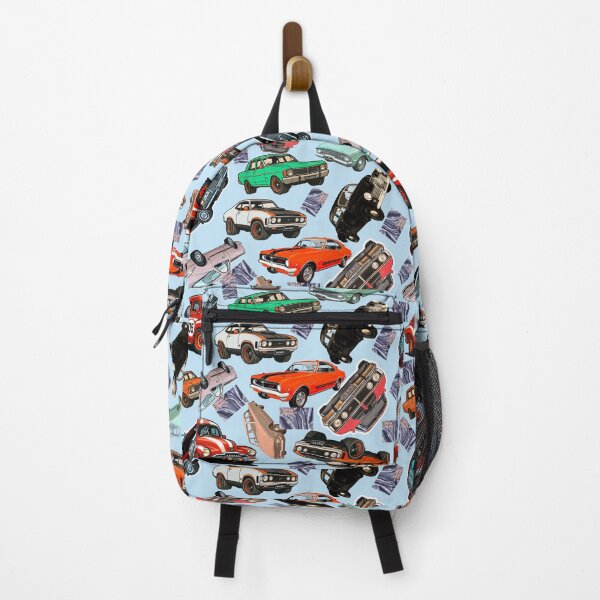 Item preview, Australian Classic Cars – Bold Cartoon Pattern with Aussie Flags designed and sold by Michael van der Hoorn.