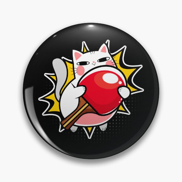 Item preview, Table Tennis Cat Pingpong Tournament Tennis designed and sold by miaa-artistshop.