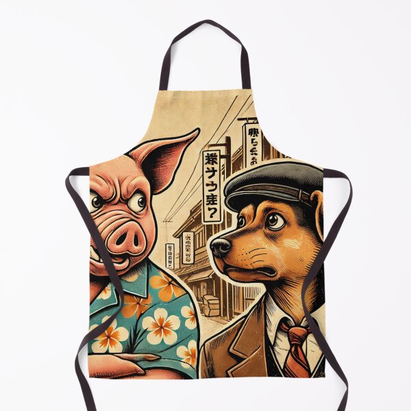 Item preview, The Enthusiastic Pig & Confused Dog designed and sold by Wearablestore.