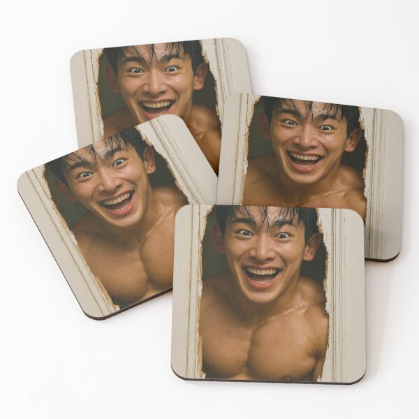 Item preview, Wonho Shirtless Meme designed and sold by Places On Earth.
