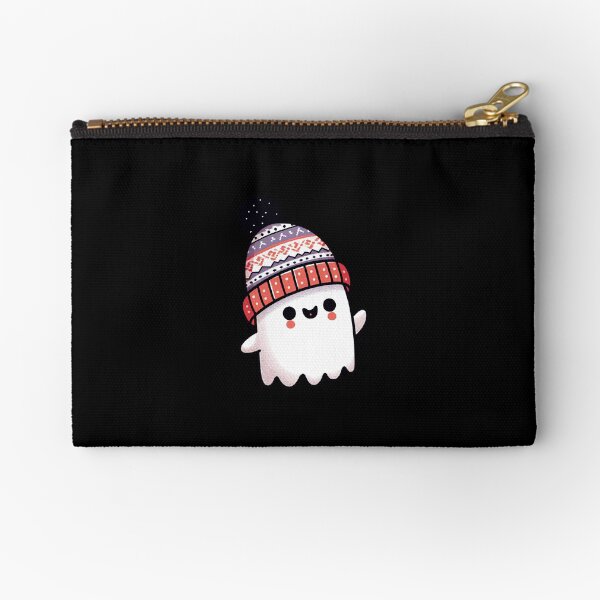 Item preview, Friendly Ghost Wearing a Warm Beanie designed and sold by ArtByPaulem.