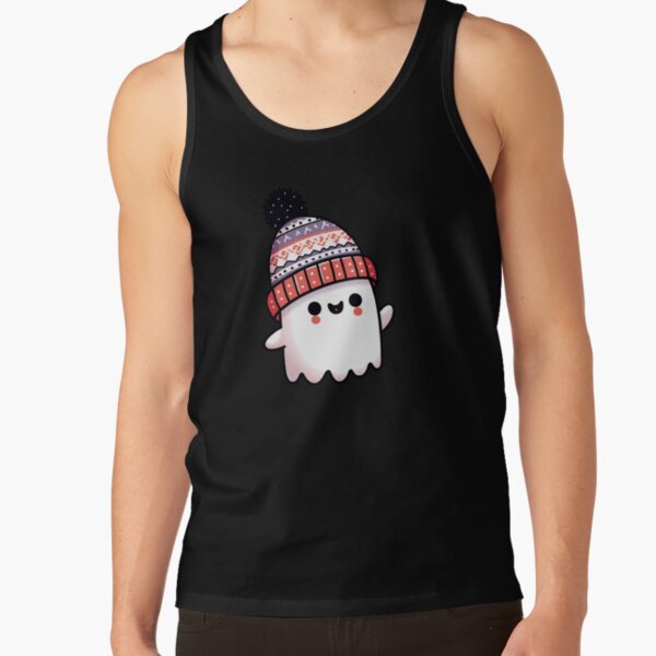 Item preview, Friendly Ghost Wearing a Warm Beanie designed and sold by ArtByPaulem.