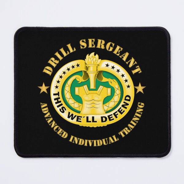 Item preview, Army - Drill Sgt Badge - Advanced Individual Training X 300 designed and sold by Military Insignia Products.