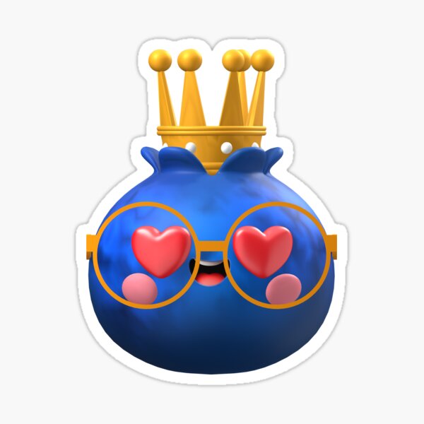 In Love Blueberry King – Cute Kawaii Baby Fruit Sticker