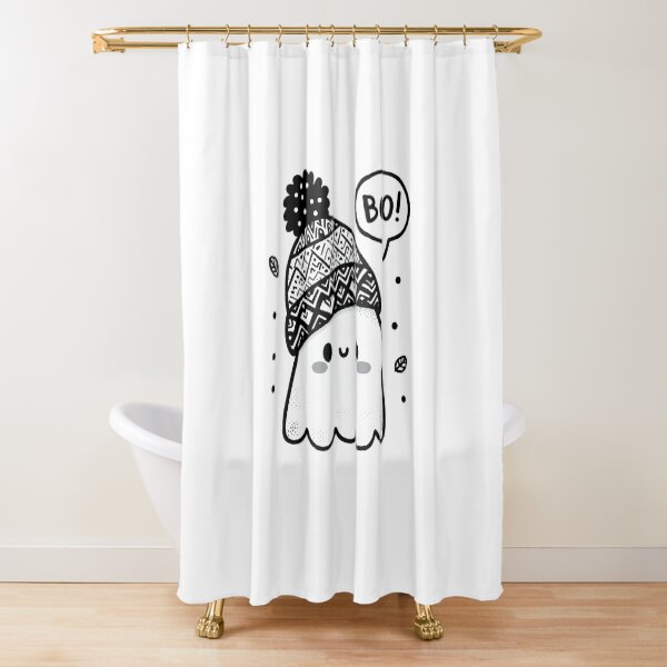 Item preview, Friendly Ghost with Chilly Hat designed and sold by ArtByPaulem.