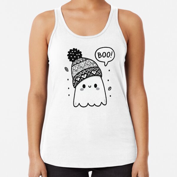 Item preview, Friendly Ghost with Chilly Hat designed and sold by ArtByPaulem.