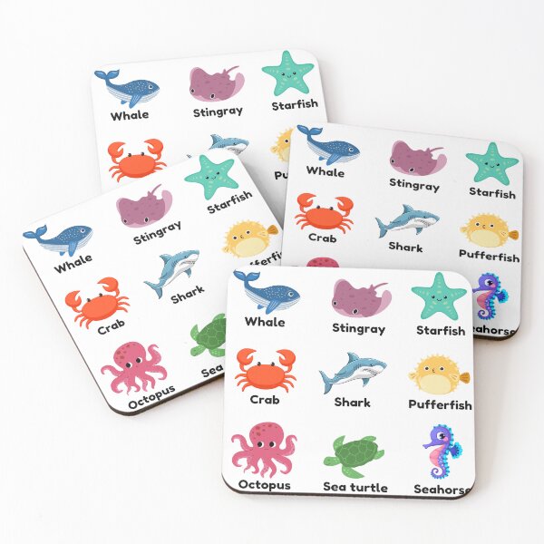 Item preview, Collection of cute sea animal pictures designed and sold by CHANCHANAI.