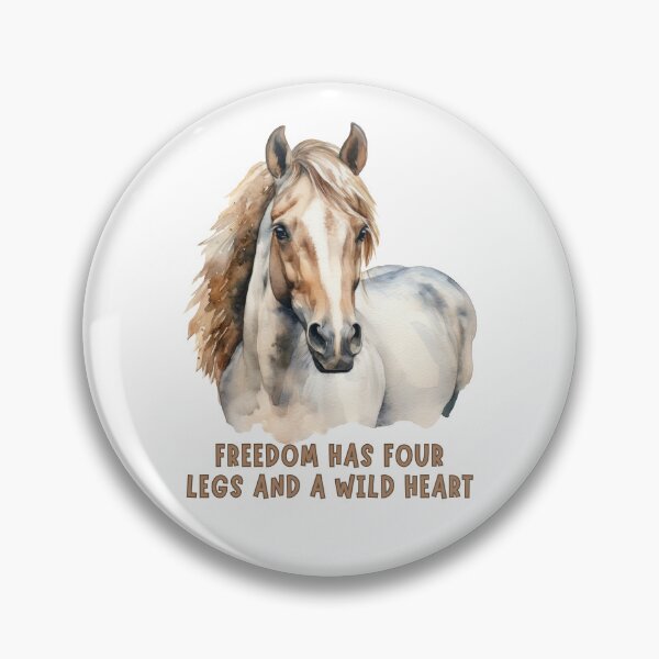 Item preview, FREEDOM HAS FOUR LEGS AND A WILD HEART designed and sold by DanaTees.