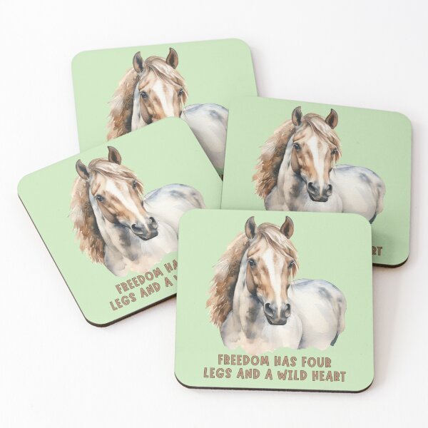 Item preview, FREEDOM HAS FOUR LEGS AND A WILD HEART designed and sold by DanaTees.
