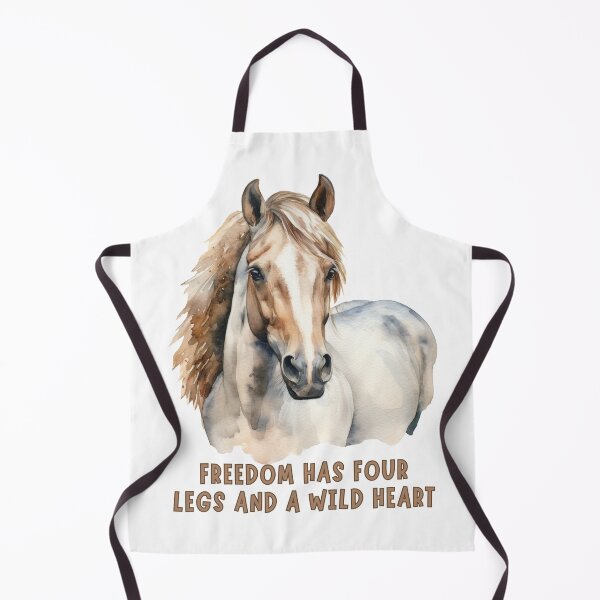 Item preview, FREEDOM HAS FOUR LEGS AND A WILD HEART designed and sold by DanaTees.