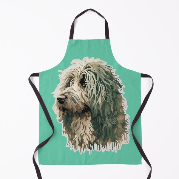 Item preview, Floral Silhouette of a Bergamasco Shepherd designed and sold by GoodyPaws.