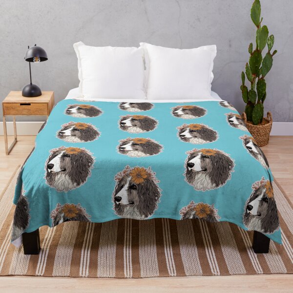 Item preview, Floral Silhouette of a Bergamasco Shepherd designed and sold by GoodyPaws.
