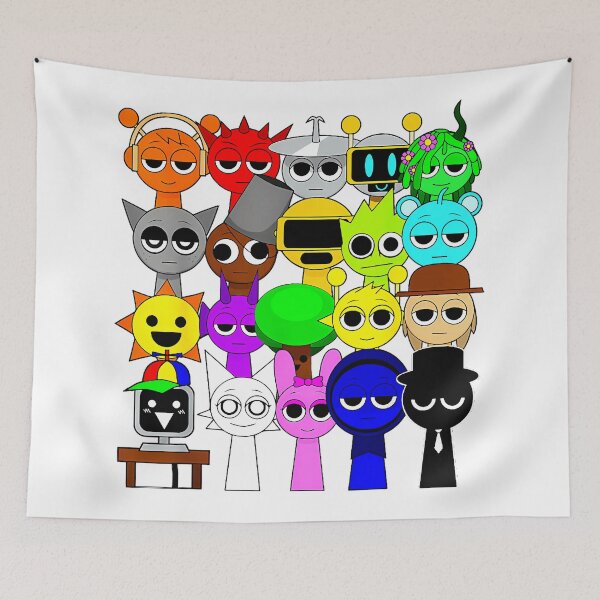 Item preview, Whole Team Sprunki  designed and sold by TreArtiveMinde.