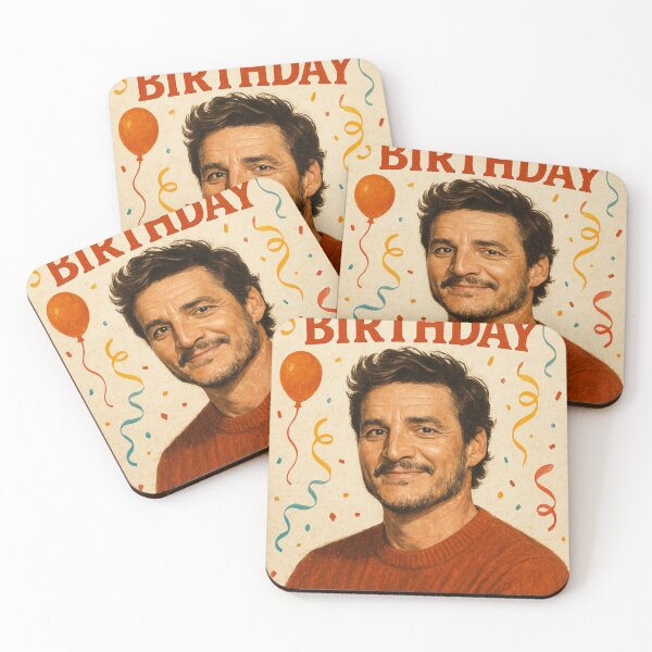Item preview, Happy Birthday by Pedro Pascal designed and sold by Places On Earth.