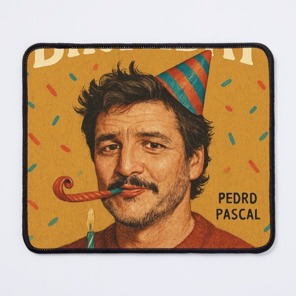 Item preview, Happy Birthday greetings by Pedro Pascal designed and sold by Places On Earth.
