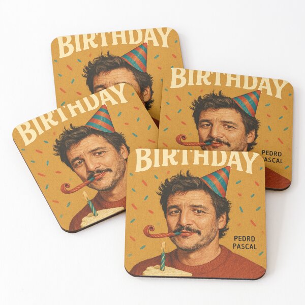 Item preview, Happy Birthday greetings by Pedro Pascal designed and sold by Places On Earth.