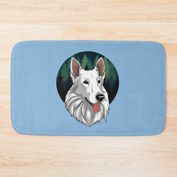 Item preview,  Forest Silhouette of a White Swiss Shepherd designed and sold by GoodyPaws.