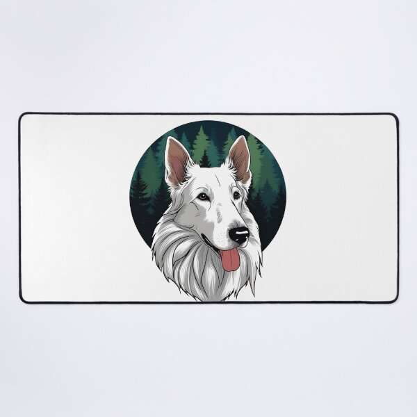 Item preview,  Forest Silhouette of a White Swiss Shepherd designed and sold by GoodyPaws.