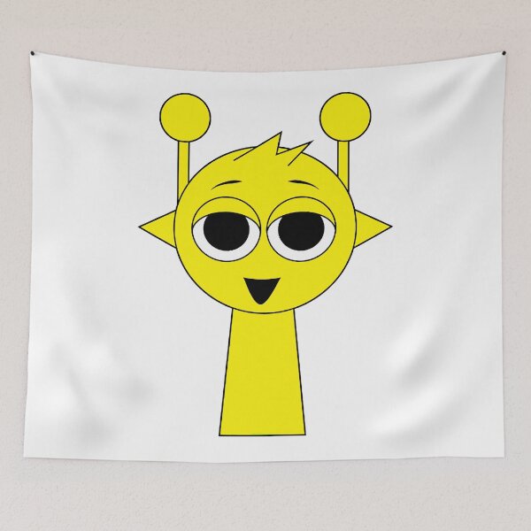 Item preview, Yellow Simon Beats Tag Sprunki  designed and sold by TreArtiveMinde.