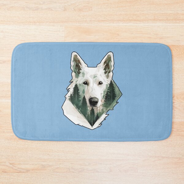 Item preview, Forest Silhouette of a White Swiss Shepherd designed and sold by GoodyPaws.