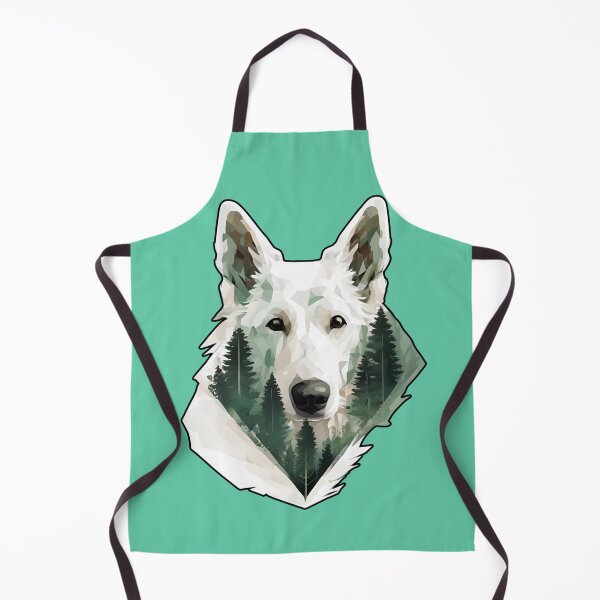 Item preview, Forest Silhouette of a White Swiss Shepherd designed and sold by GoodyPaws.