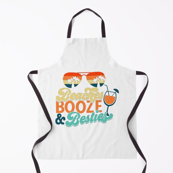 Item preview, "Beaches, Booze & Besties" – Fun Girls’ Beach Trip Vacation Shirt designed and sold by Colorful-Garden.
