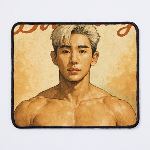 Item preview, Happy Birthday greetings by shirtless Wonho designed and sold by Places On Earth.
