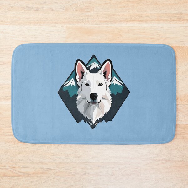 Item preview, Mountain Silhouette of a White Swiss Shepherd designed and sold by GoodyPaws.